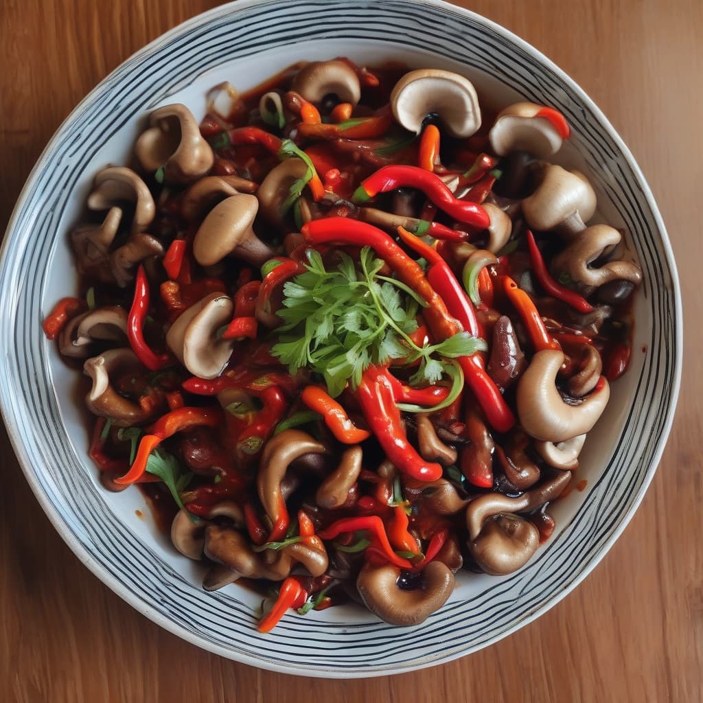 Mushroom Chilli